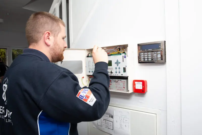 commercial fire alarm installation