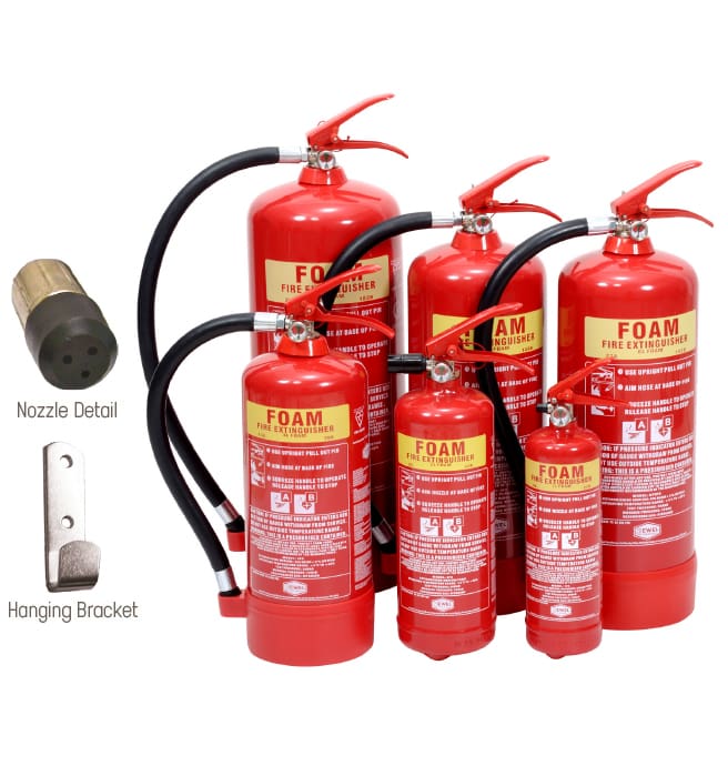 foam fire extinguishers