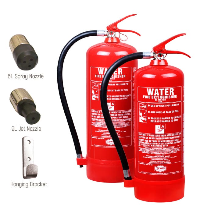 water fire extinguishers